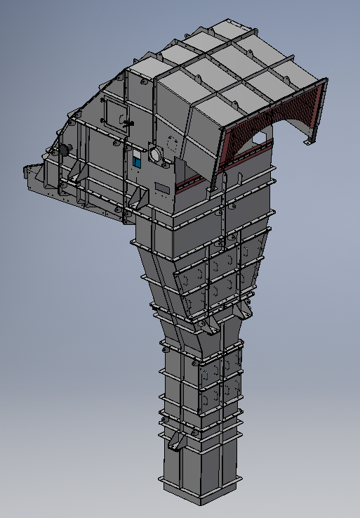 裙板喂料滴漏溜槽